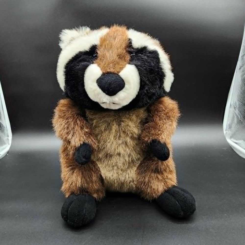 Commonwealth Raccoon Plush Kids Brown 12" Woodland Forest Stuffed‎ Animal Toy